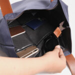 4. Detailing Tote Bag 406 Blue