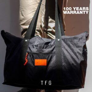 Tote Bag Foldable Large 323 Black