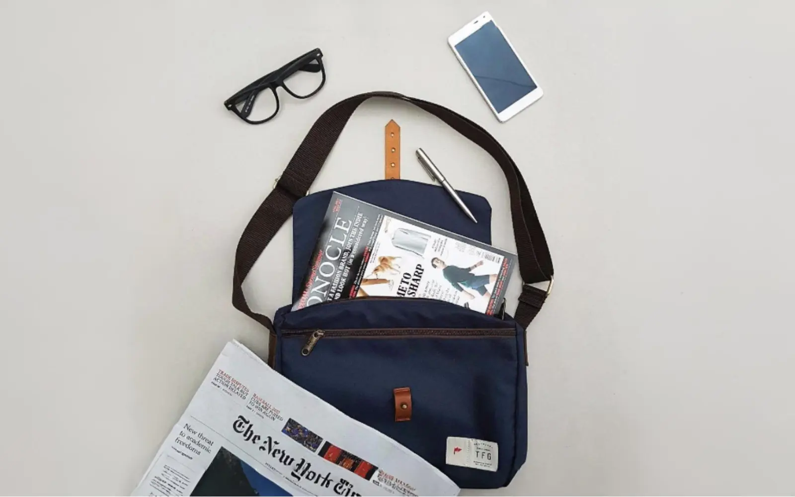 Taylor Fine Goods bag with 100 year warranty