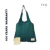 foldable shopping bag TFG 323 Medium Green Tote Bag Foldable Medium 323