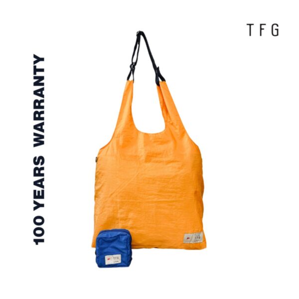 tas belanja lipat TFG 323 Medium Orange Tote Bag Foldable Medium 323