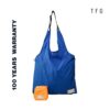 tas lipat belanja TFG 323 Medium Blue Tote Bag Foldable Medium 323